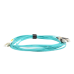 Jumper de Fibra Óptica Multimodo 50/125 XGLO OM3, LC-SC Duplex, OFNR, Color Aqua, 5 Metros (16.40 Pies)