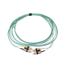 Jumper de Fibra Óptica Multimodo 50/125 OM3 XGLO, SC-SC Duplex, OFNR, Color Aqua, 5 Metros (16.40 Pies) Jumper de Fibra Óptica Multimodo 50/125 OM3 XGLO, SC-SC Duplex, OFNR, Color Aqua, 5 Metros (16.40 Pies)