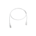 Patch Cord MC6 Modular Cat5e UTP, CM/LS0H, 3.05 Metros (10 Pies), Color Blanco, Versión Bulk (Sin Empaque Individual)