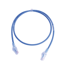 Patch Cord MC6 Modular Cat5e UTP, CM/LS0H, 3.05 Metros (10 Pies), Color Azul, Versión Bulk (Sin Empaque Individual)
