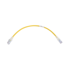 Patch Cord MC6 Modular Cat6 UTP, CM/LS0H, 0.3 Metros (1 Pie), Color Amarillo