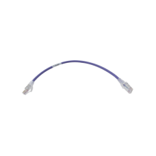 Patch Cord MC6 Modular Cat6 UTP, CM/LS0H, 0.3 Metros (1 Pie), Color Violeta