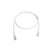 Patch Cord MC6 Modular Cat6 UTP, CM/LS0H, 3ft, Color Blanco