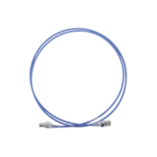 Patch Cord MC6 Modular Cat6 UTP, CM/LS0H, 1.52 Metros (5 Pies), Color Azul, Diámetro Reducido (28AWG)