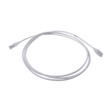 Patch Cord MC6 Modular Cat6 UTP, CM/LS0H, 2.13 Metros (7 Pies), Color Blanco, Diámetro Reducido (28AWG) Patch Cord MC6 Modular Cat6 UTP, CM/LS0H, 2.13 Metros (7 Pies), Color Blanco, Diámetro Reducido (28AWG)