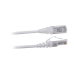 Patch Cord MC6 Modular Cat6 UTP, CM/LS0H, 2.13 Metros (7 Pies), Color Blanco, Diámetro Reducido (28AWG)