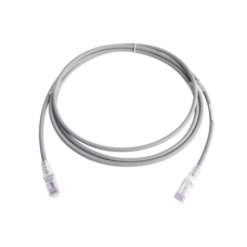 Patch Cord MC6 Modular Cat6 UTP, CM/LS0H, 2.13 Metros (7 Pies), Color Gris, Versión Bulk (Sin Empaque Individual) Patch Cord MC6 Modular Cat6 UTP, CM/LS0H, 2.13 Metros (7 Pies), Color Gris, Versión Bulk (Sin Empaque Individual)