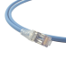 Patch Cord Skinny Cat6A Blindado S/FTP, 1.52 Metros (5 Pies), Diámetro Reducido 28 AWG, Color Azul