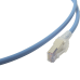 Patch Cord Skinny Cat6A Blindado S/FTP, 1.52 Metros (5 Pies), Diámetro Reducido 28 AWG, Color Azul