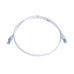 Patch Cord Z-MAX Cat6A S/FTP, CM/LS0H, 0.91 Metros (3 Pies), Color Blanco, Versión Bulk (Sin Empaque Individual)
