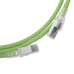 Patch Cord Z-MAX Cat6A S/FTP, CM/LS0H, 0.91 metros (3 pies), Color Verde, Versión Bulk (Sin Empaque Individual)