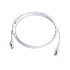 Patch Cord Z-MAX Cat6A S/FTP, CM/LS0H, 1.52 Metros (5 Pies), Color Blanco, Versión Bulk (Sin Empaque Individual) Patch Cord Z-MAX Cat6A S/FTP, CM/LS0H, 1.52 Metros (5 Pies), Color Blanco, Versión Bulk (Sin Empaque Individual)