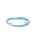 Patch Cord Z-MAX Cat6A S/FTP, CM/LS0H, 2.13 Metros (7 Pies), Color Azul, Versión Bulk (Sin Empaque Individual)