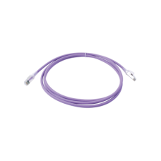 Patch Cord Z-MAX Cat6A S/FTP, CM/LS0H, 2.13 Metros (7 Pies), Color Violeta, Versión Bulk Patch Cord Z-MAX Cat6A S/FTP, CM/LS0H, 2.13 Metros (7 Pies), Color Violeta, Versión Bulk