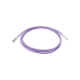 Patch Cord Z-MAX Cat6A S/FTP, CM/LS0H, 2.13 Metros (7 Pies), Color Violeta, Versión Bulk