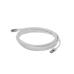 Patch Cord Z-MAX Cat6A S/FTP, CM/LS0H, 3.05 Metros (10 Pies), Color Blanco, Versión Bulk (Sin Empaque Individual)