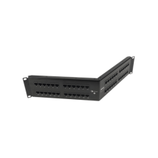 Patch Panel UTP HD6 Categoría 6, de 48 puertos, Angulado para alta densidad de puertos, 2UR