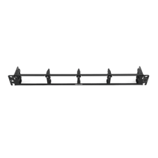Fiber, Panel, Lightverse Combo, Rack Mount, 1U, Fixed Access, Empty, 4 Openings, Black, Shielded Flat Without Wire Manager