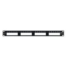 Patch Panel MAX Modular (Vacío), de 24 Puertos, Plano, 1UR