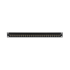 Patch Panel UltraMAX. UTP, Precargado con Jacks Cat6, 24 Puertos, Plano, 1U