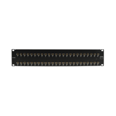 Patch Panel Ultramax. UTP, Precargado con Jacks Cat6A, 48 Puertos, Plano, 2U