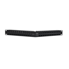 Patch Panel Z-MAX, de 48 puertos, Modular (vacío), Angulado, 1UR