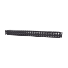 Patch Panel UTP Z-MAX de 48 Puertos, Precargado con Jacks Categoría 6, Plano, 1UR
