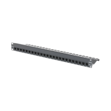 Patch Panel Z-Max, Blindado, de 24 Puertos, Modular (Vacío), Plano, 1UR