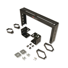 Rack Abierto, Con Montaje para Charola Porta Cables, Para Uso Como Punto de Consolidación, 4UR, Color Negro