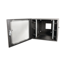 Gabinete de Pared Estándar de 19in, Abatible, de 12 UR, 610 mm de Profundidad, Color Negro Gabinete de Pared Estándar de 19in, Abatible, de 12 UR, 610 mm de Profundidad, Color Negro