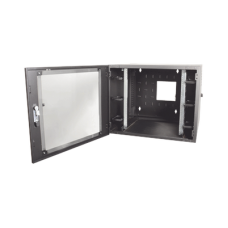 Gabinete de Pared Estándar de 19in, Abatible, de 12 UR, 762 mm de Profundidad, Color Negro Gabinete de Pared Estándar de 19in, Abatible, de 12 UR, 762 mm de Profundidad, Color Negro