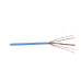Bobina de Cable UTP Cat6, 23 AWG de 4 Pares, Alto Desempeño, PVC (CMR), 305 Metros (1000 Pies) Reelex (Color: Azul)
