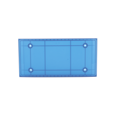 Domo Central Pequeño de reemplazo para barra de luces SP216 de la marca SignalPro, Color Azul Domo Central Pequeño de reemplazo para barra de luces SP216 de la marca SignalPro, Color Azul