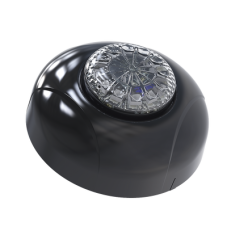 Estrobo Oculto de 12 LED, Brida negra, 12 Vcd, Clara, Lente transparente