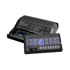 Sirena Vehicular de 200W de Potencia, Con Controlador de Panel Deslizante de 19 botones, indicador de flecha de tráfico de 6 LED, 12 Salidas Auxiliares