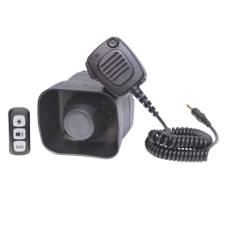 Sirena/Bocina Compacta Para Motocicleta de 30 Watts, Incluye Controlador y Microfono