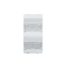 (S80CMD64/9) Placa Voz y Datos Inclinada con Guardapolvo y Adaptador Cuádruple para RJ45 Keystone