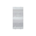 (S80BMD64/9) Placa Voz y Datos Inclinada con Guardapolvo y Adaptador Doble para RJ45 Keystone