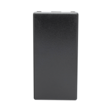 Medio Módulo de Placa Ciega Color Negro / (K105/14) Medio Módulo de Placa Ciega Color Negro / (K105/14)