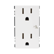 Módulo Dúplex de Contactos Eléctricos 10A 127V Color Blanco / Compatible con Cajas para Pavimento SM-CPAV-2 y SM-CPAV-4 / Requiere Adaptador SM-ADAP-FP para Fijación / Modelo 25424-30