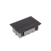 Caja Para Instalación en Piso Falso para Voz, Datos o Contactos Eléctricos / Capacidad para 4 Módulos / Espacio Embellecedor en la Tapa / Profundidad Ajustable de 90 a 120 mm (3.54 a 4.72 pulgadas) / Los Módulos se Adquieren Aparte / (SF410/14CY)