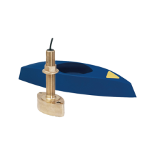 Transductor B45 / Bronce / Montaje Thru-Hull / Diseño Compacto / Deflector de Agua Aerada / Retornos de Eco Sólidos