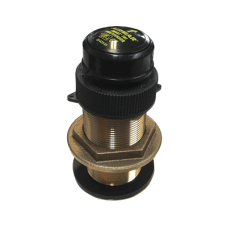 Transductor de bronce Thru Hull, mide temperatura, velocidad, y profundidad.