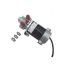 Bomba Hidráulica Reversible PUMP-3 / 12V DC / Flujo 1.6L (98 cu.in) por Minuto / Cilindro 160-550 cc (9.8 - 33.5 cu.in) / Conexiones ORB / Incluye 3 Adaptadores ORB-5 a 9/16 UNF / Compatible con SteadySteer