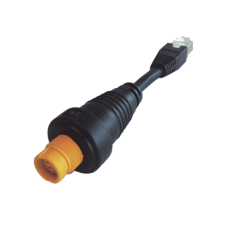 Adaptador Ethernet RJ45 / Conector Redondo Amarillo / Compatible con NSO evo2 y Zeus2 Adaptador Ethernet RJ45 / Conector Redondo Amarillo / Compatible con NSO evo2 y Zeus2