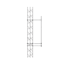 Montaje Lateral Ajustable en Kit para Montaje de Antenas de 6.35 cm. de Diámetro-Base y 91 cm. de Distancia de Separación a la Torre. Montaje Lateral Ajustable en Kit para Montaje de Antenas de 6.35 cm. de Diámetro-Base y 91 cm. de Distancia de Separación a la Torre.