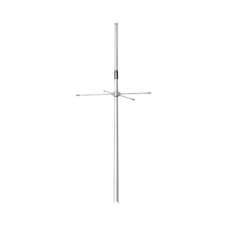 Antena Omnidireccional con Plano de Tierra, 490-512 MHz, 2.5 dBd, Ajustable a 5 MHz en el Rango de Frecuencia, 100 Watt, N Macho.