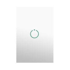 (ZWAVE) Interruptor On/Off panel táctil touch inalámbrico Zwave Plus 1 boton. Compatible con Hubitat HC8, Álula  M2M, otro 