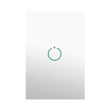 (ZWAVE) Interruptor On/Off panel táctil touch inalámbrico Zwave Plus 1 boton. No requiere cable neutro, Compatible con Hubitat HC8, Álula  M2M, otros 