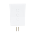 (ZWAVE) Interruptor On/Off panel táctil touch inalámbrico Zwave Plus 3 botones. Compatible con Hubitat HC8, Álula  M2M, otro 